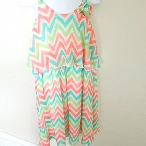 Disorderly kids patterned dress